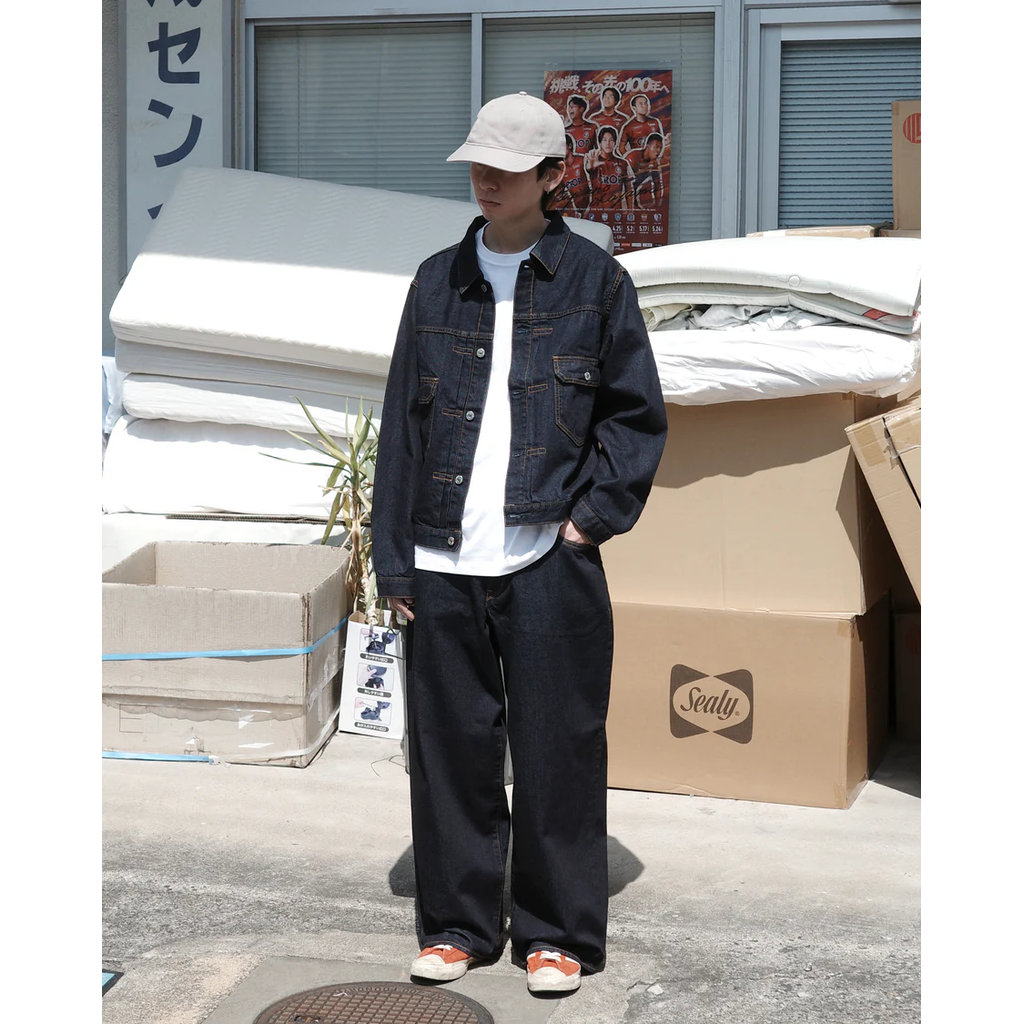 ANACHRONORM  DOUBLE POCKET DENIM JACKET INDIGO