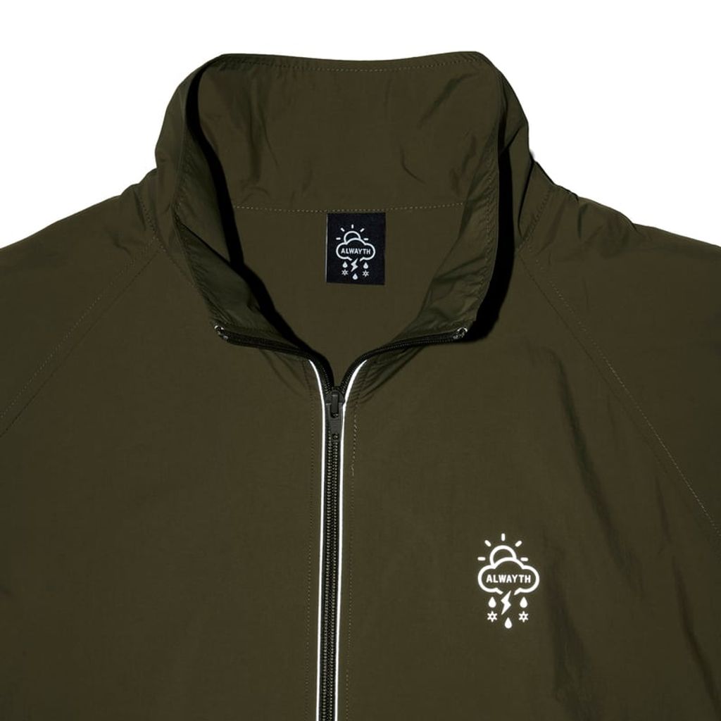 ALWAYTH / TRAINING JACKET ＆ PANTS SET / REFLECT PRINTED /  OLIVE