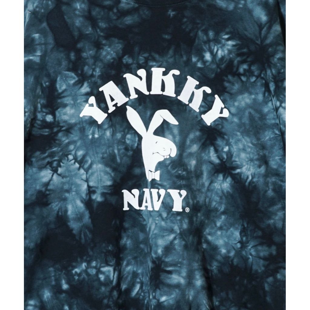 ANDFAMILYS Tie-dye CN Sweat-Kicked Bunny-
