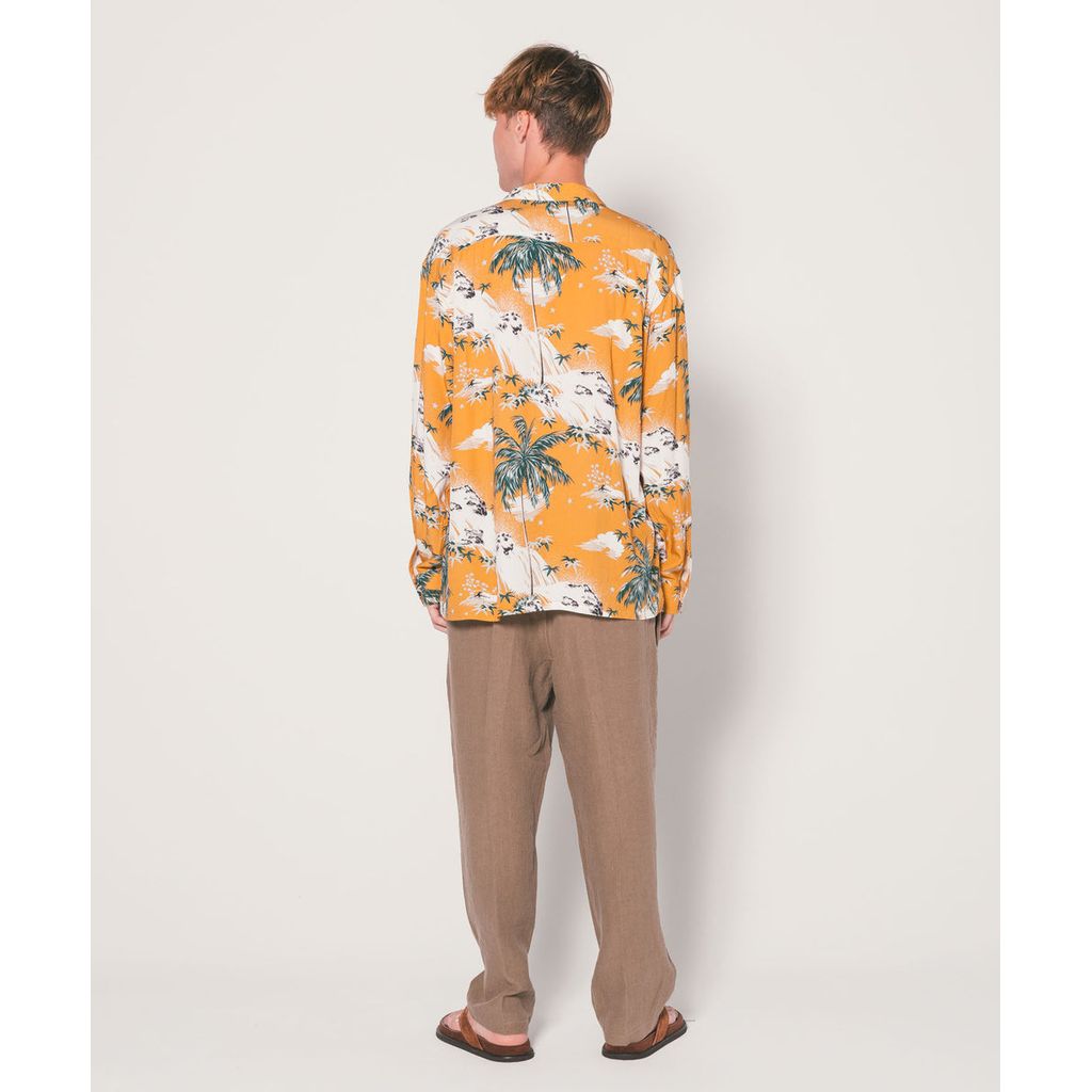 BEDWIN & THE HEARTBREAKERS 10L LINEN WIDE PANTS "WYLER"