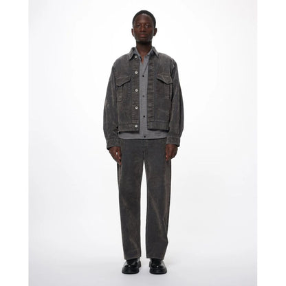 marka Velvet-Flocked Organic Cotton Denim / Canadian Military Work Jacket