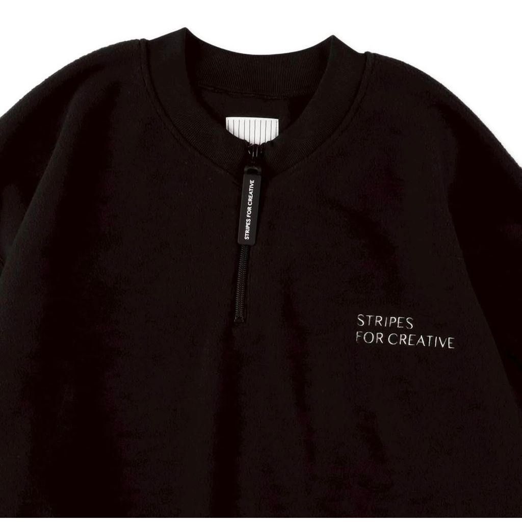 S.F.C FLEECE BASEBALL HALF ZIP JACKET
