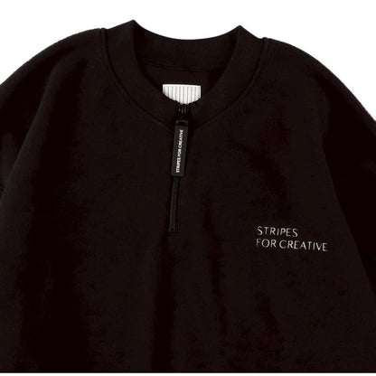 S.F.C FLEECE BASEBALL HALF ZIP JACKET