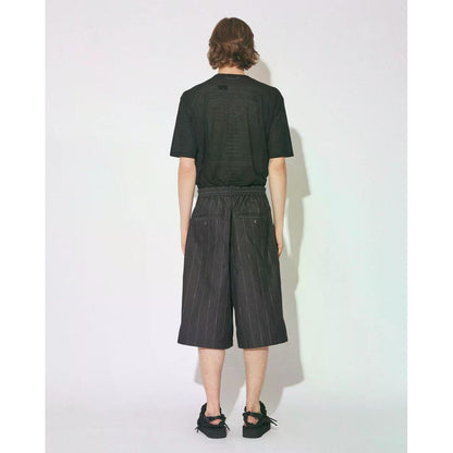 beautiful people cotton stripesuiting reversible shorts