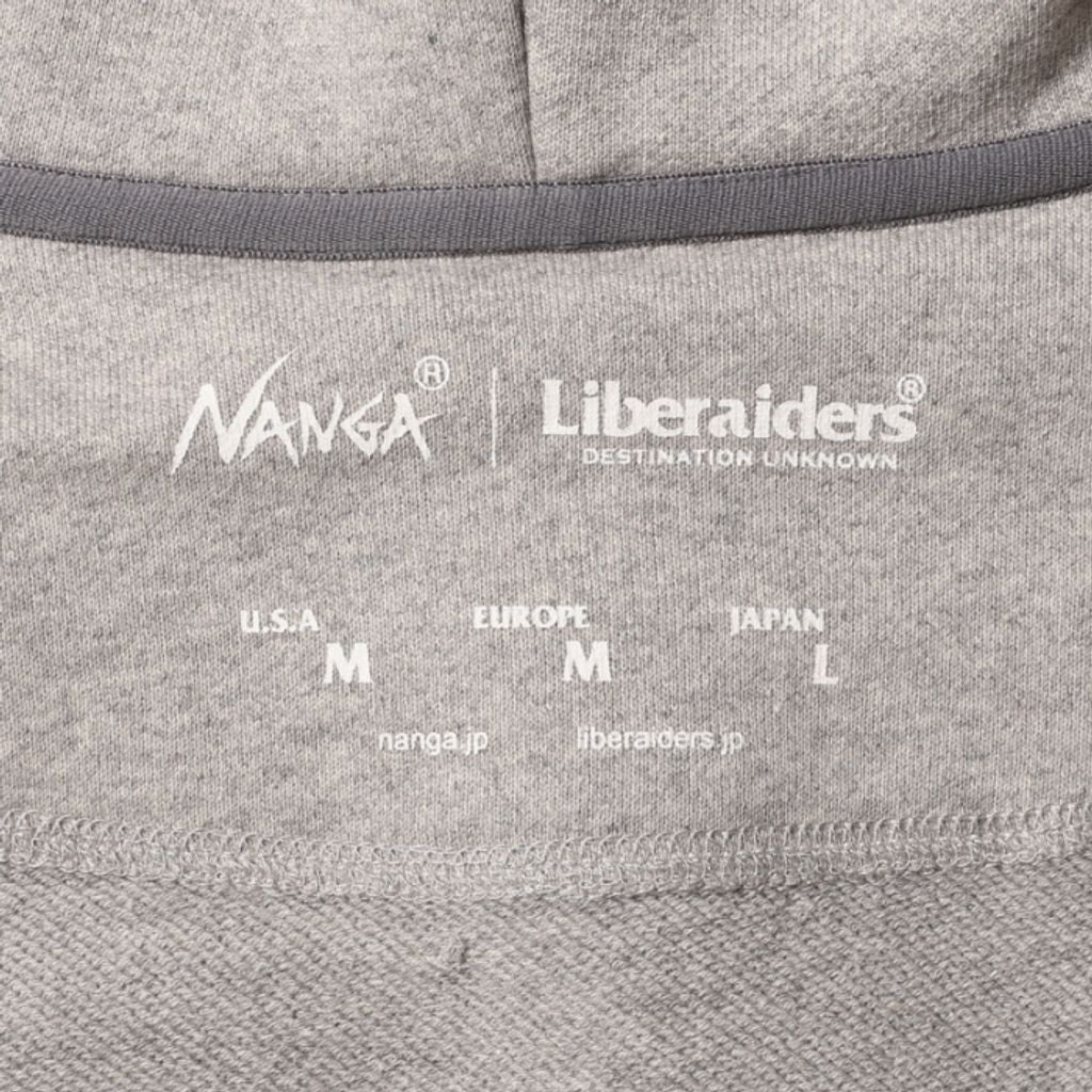 NANGA X LIBERAIDERS  ECO HYBRID HOODIE