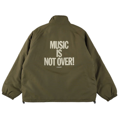 ISNESS MUSIC MUSIC IS NOT OVER! REVERSIBLE FLEECE JACKET