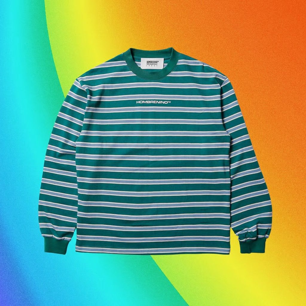 HOMBRE NINO STRIPE L/S TEE