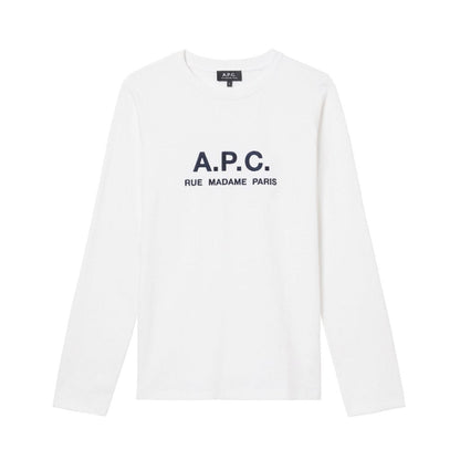 A.P.C. T-SHIRT RUE MADAME H MANCHES LONGUES