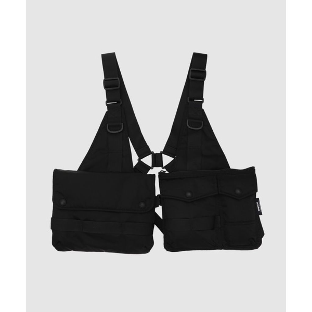 COMME des GARCONS HOMME NYLON TWILL WEIST-LIG BAG（BLACK）