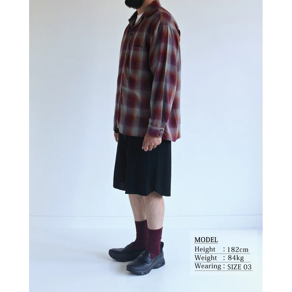 ANACHRONORM RELUX OPEN COLOR CHECK SHIRTS