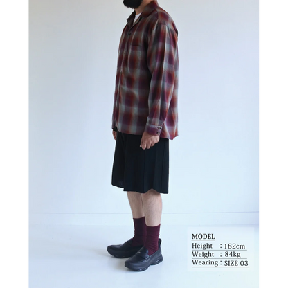 ANACHRONORM RELUX OPEN COLOR CHECK SHIRTS