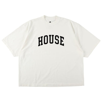 ISNESS MUSIC HOUSE FLOCKY PRINT T-SHIRT