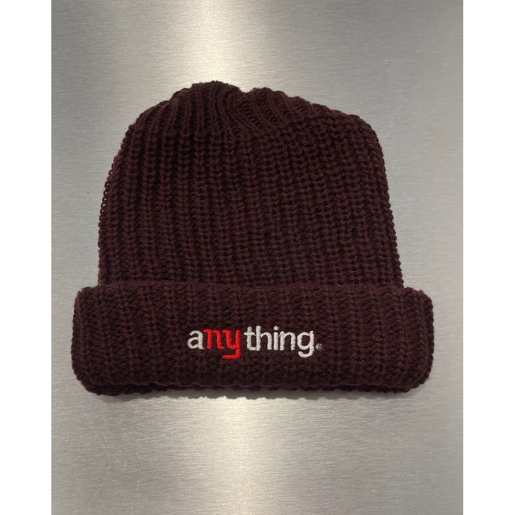 aNYthing CLASSIC LOGO BEANIE