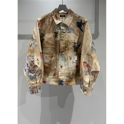 FAF TYPE 2.5 Dirt Denim Jacket (Print)