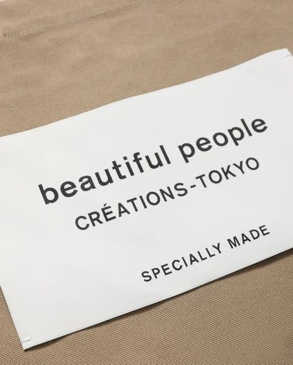 beautiful people SDGs name tag tote bag mushroom