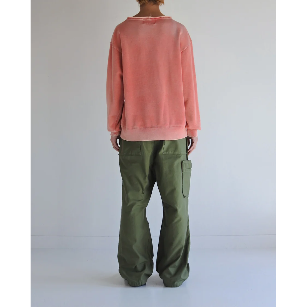 ANACHRONORM MANCHESTER PRINTED CUT-OFF SWEAT PARKA