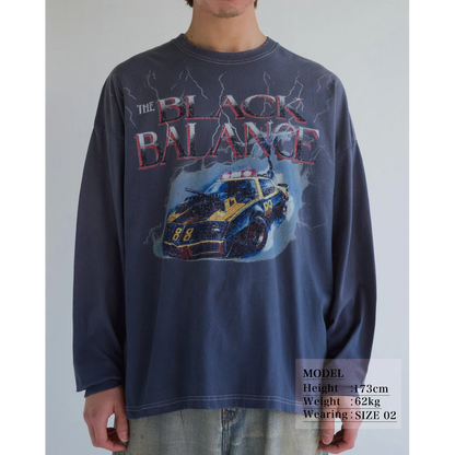 ANACHRONORM DYED CUSTOM CAR GRAPHIC L/S T-SHIRTS DUSTY
