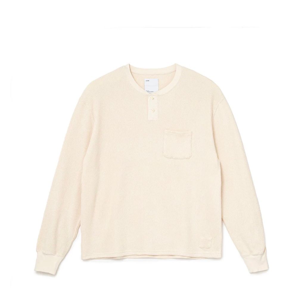 ALONE Big Thermal Shirt Henry WHT