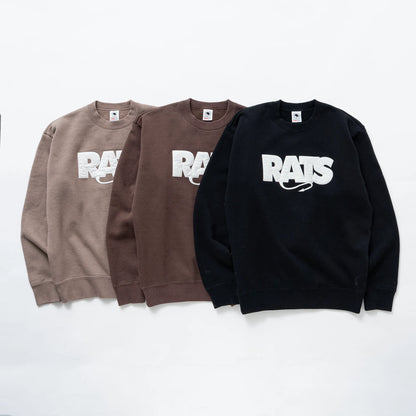 RATS BOX LOGO CREW NECK SWEAT