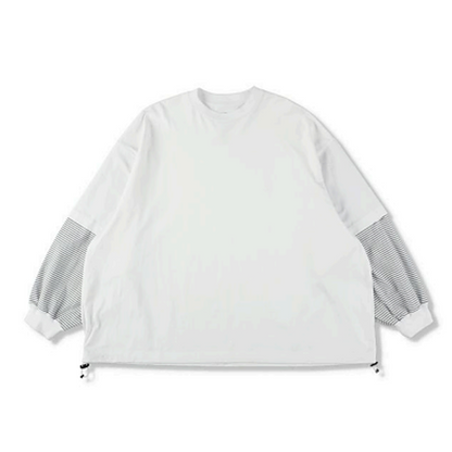 is-ness BALLOON LAYERED LONG SLEEVE T SHIRT