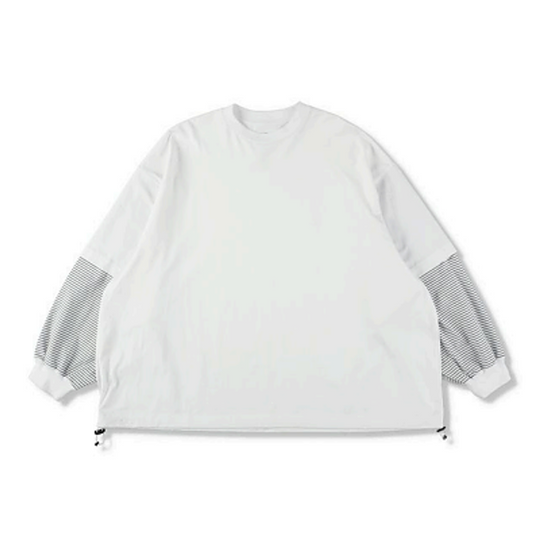 is-ness BALLOON LAYERED LONG SLEEVE T SHIRT