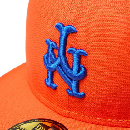 NEW ERA  59FIFTY MLB Upside Down ニューヨーク・メッツ オレンジ