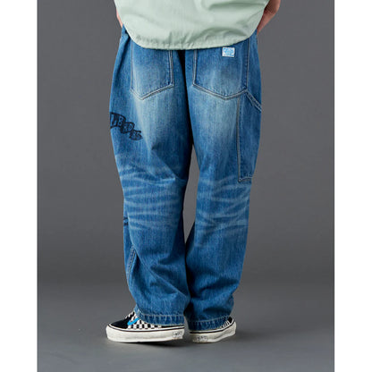 Liberaiders  DAMAGED DENIM SARROUEL PANTS