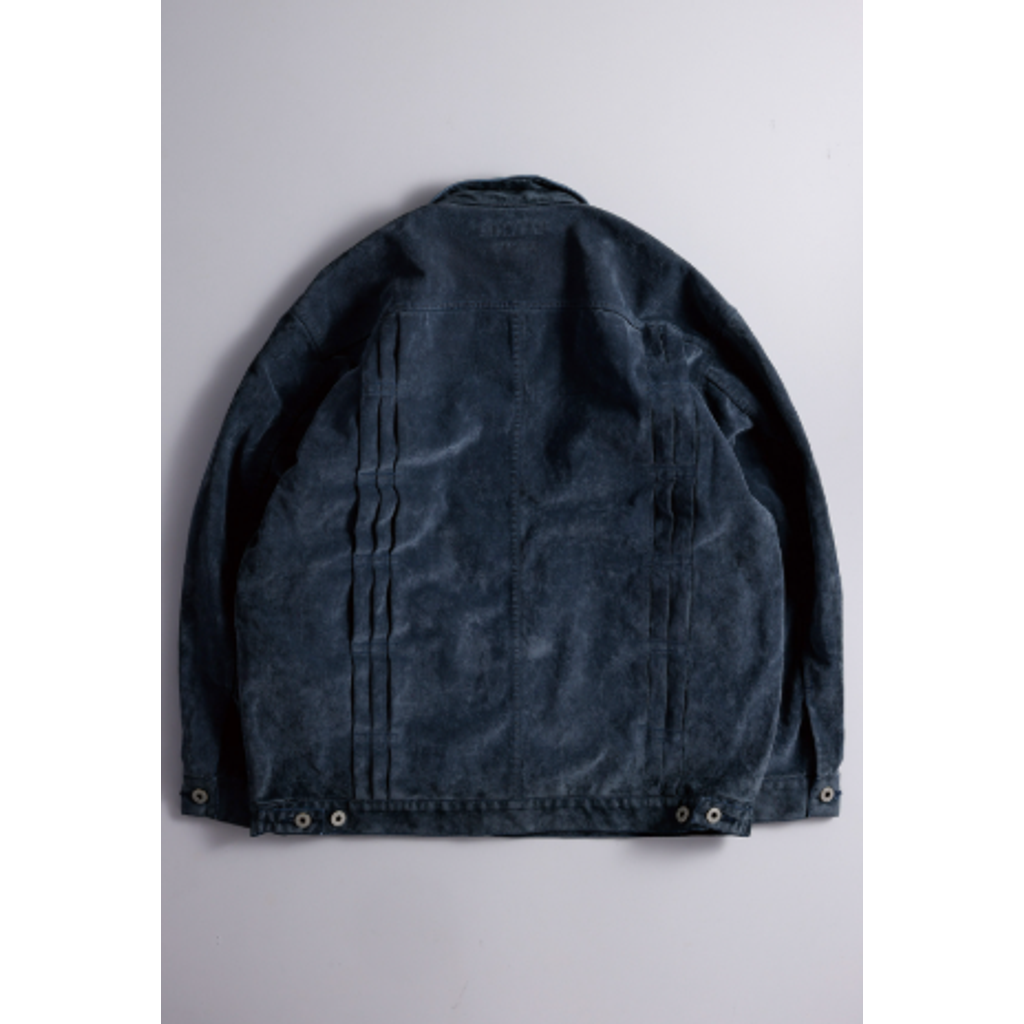FDMTL FA26JK54U FLOCK LEATHER JACKET 3YR WASH