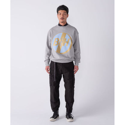 BEDWIN & THE HEARTBREAKERS L/S PRINTED C-NECK SWEAT "WOBBLE"