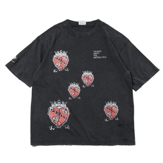 TALKING ABOUT THE ABSTRACTION HEART CROWN TEE