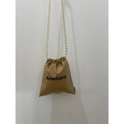 Americana TEMBEA PVCコーティング 巾着バッグ