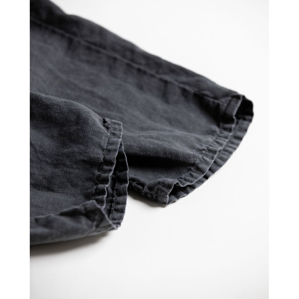 ANACHRONORM PIGMENT DYED LINEN TAPERED EASY PANTS