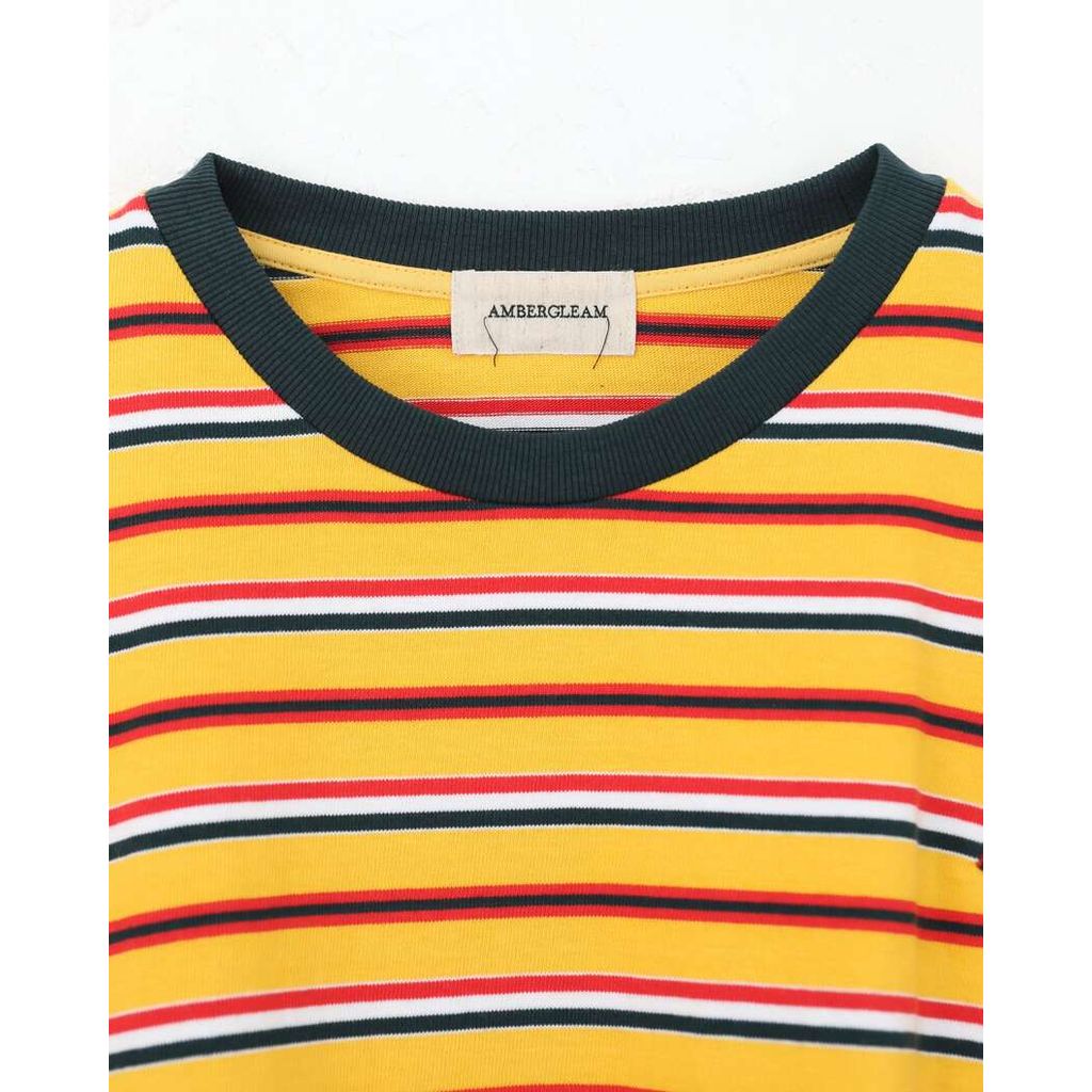 AMBERGLEAM  Border Panel Daily T-Shirt