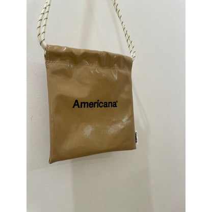 Americana TEMBEA PVCコーティング 巾着バッグ