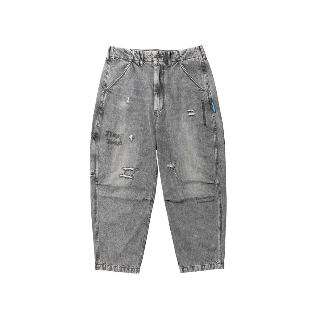 Liberaiders  DAMAGED DENIM SARROUEL PANTS