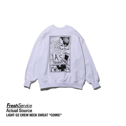 FreshService AS×FS LIGHT OZ CREW NECK SWEAT "COMIC"