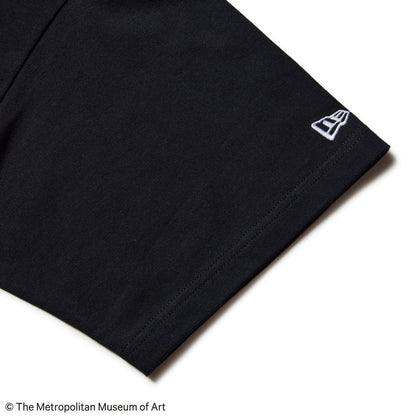 NEW ERA  半袖 オーバーサイズド コットン Tシャツ The Met ブラ ック