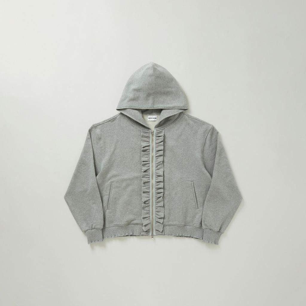 NICK GEAR Frill Zip up sweat