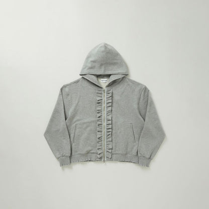 NICK GEAR Frill Zip up sweat