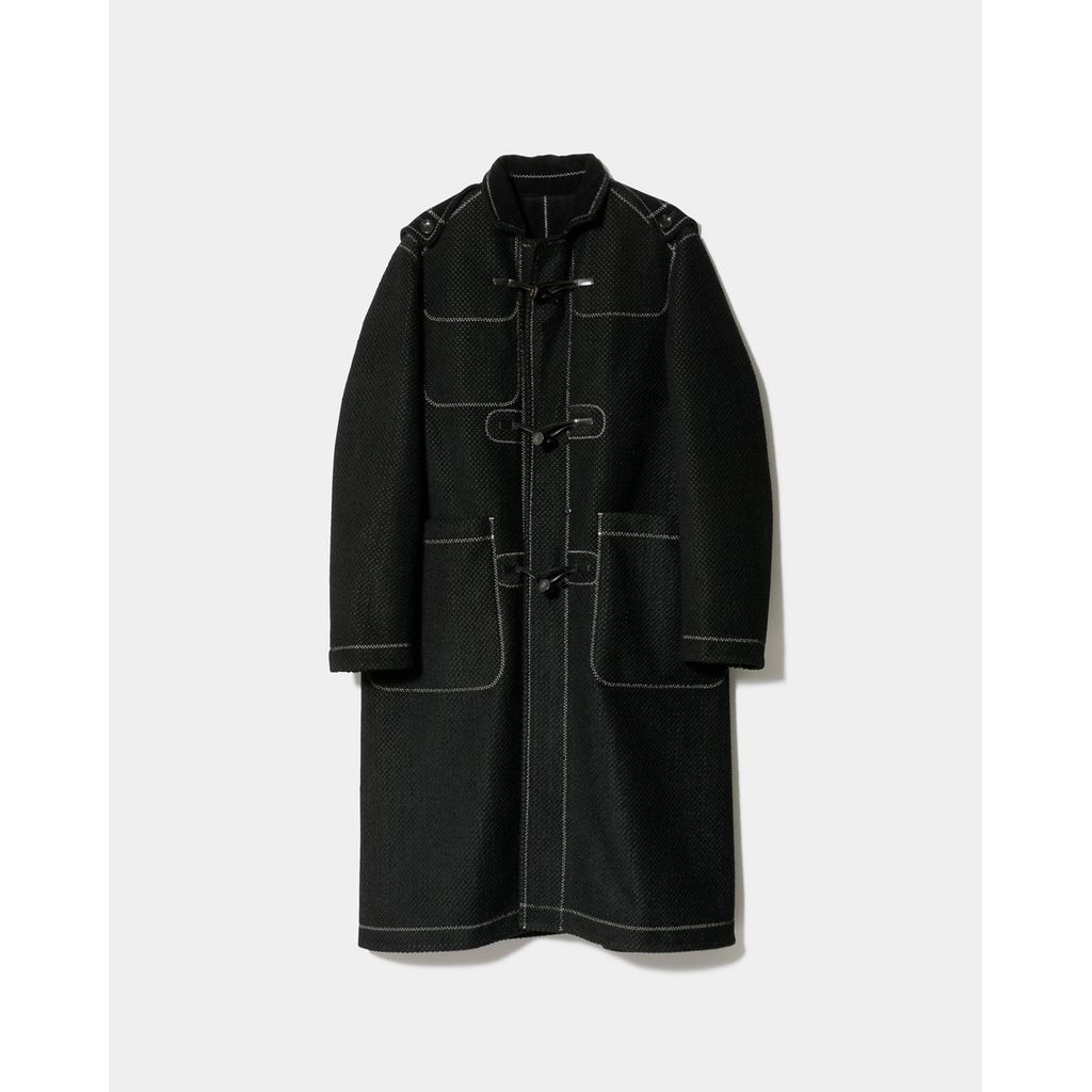 beautiful people coinside reversible herringbone bonding coat