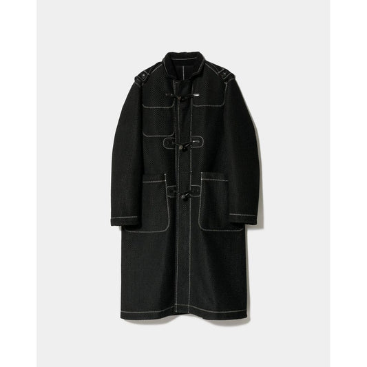 beautiful people coinside reversible herringbone bonding coat
