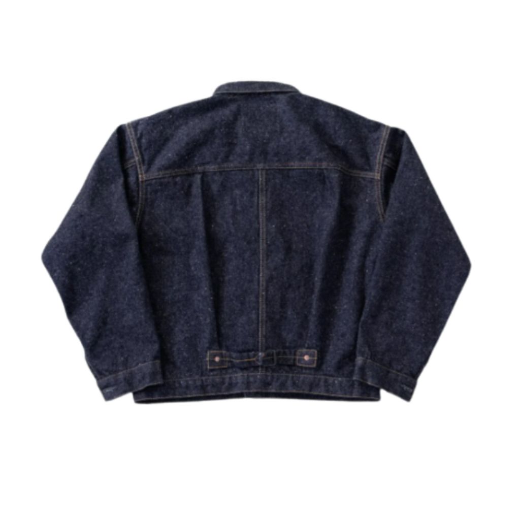 New Manual T-BACK DENIM JACKET ONE-WASHED