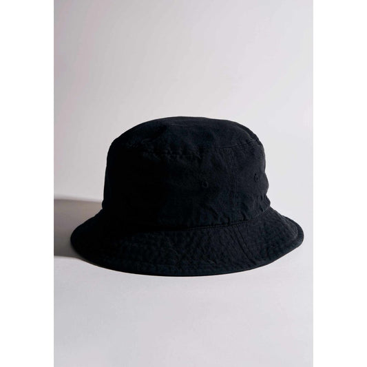 MASSES BUCKET HAT BLACK TWILL