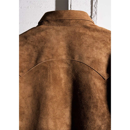 MASSES HORSE LEATHER SHIRT SUEDE