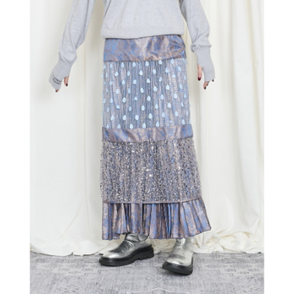 THOMAS MAGPIE Paisley pleats skirt