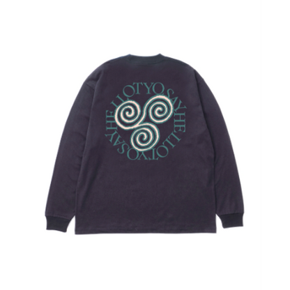 【予約商品】SAYHELLO Pigment Slap Logo Tee