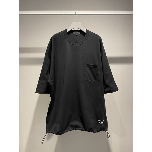 COMME des GARCONS HOMME コットン天竺 スピンドル LOGO TEE（BLACK）