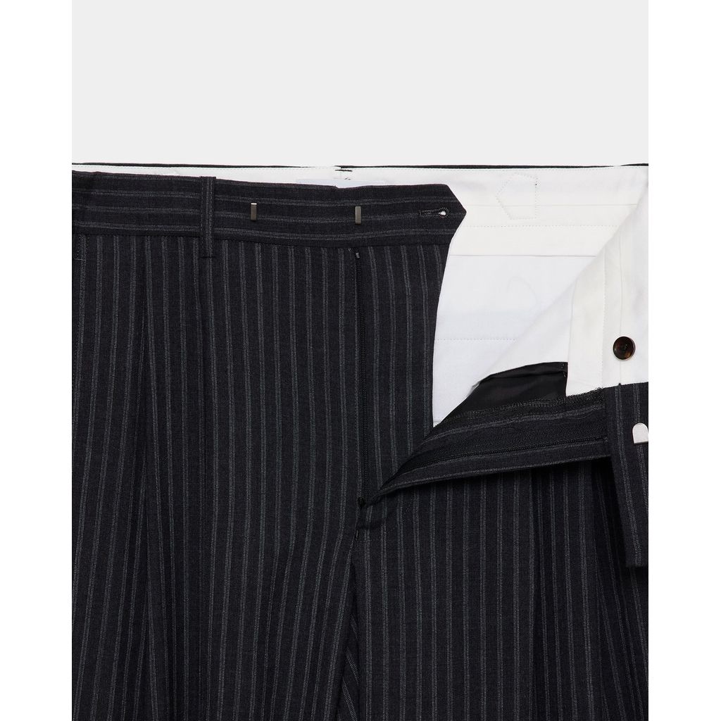 marka 2/72 Wool Tropical Washer Two Tuck Baggy Trousers