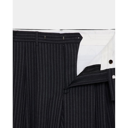 marka 2/72 Wool Tropical Washer Two Tuck Baggy Trousers