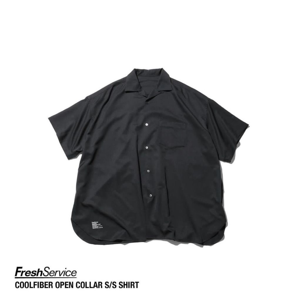 FreshService "COOLFIBER OPEN COLLAR S/S SHIRT"